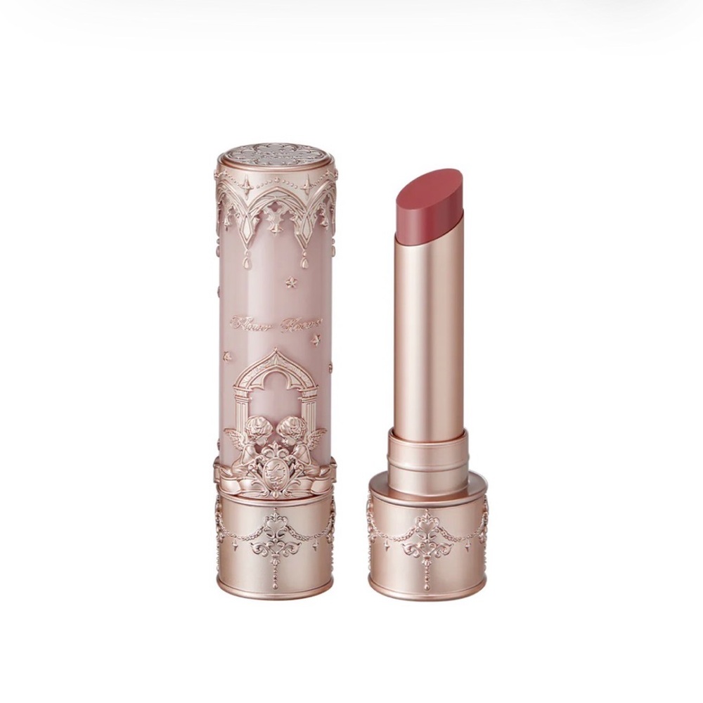 Flower Knows Dark Red / Pink Matte Lipstick - Cypress Rose C06 Lyric Poetry